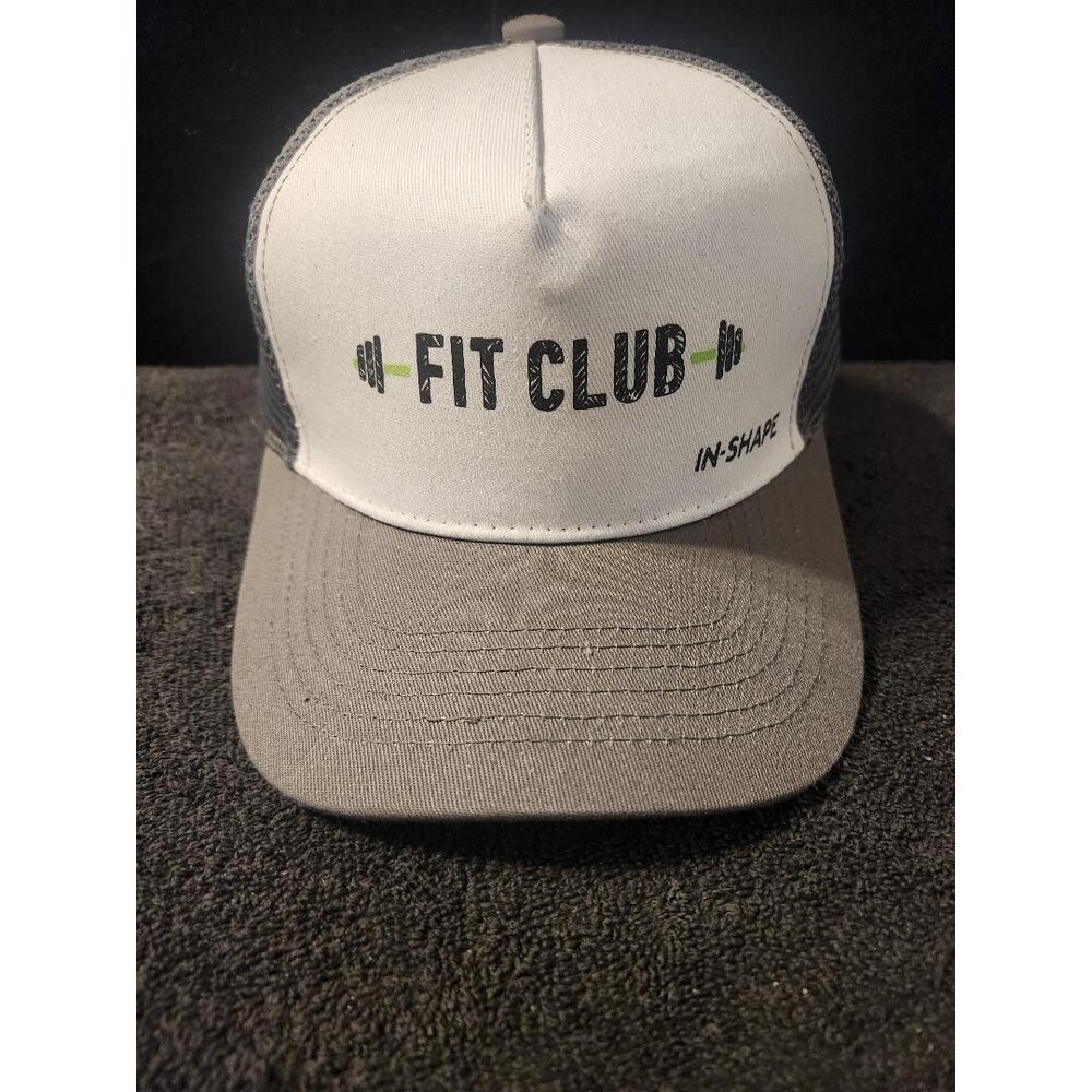 Fit Club In Shape Health Clubs Fitness Centers Mesh Trucker Snapback Hat